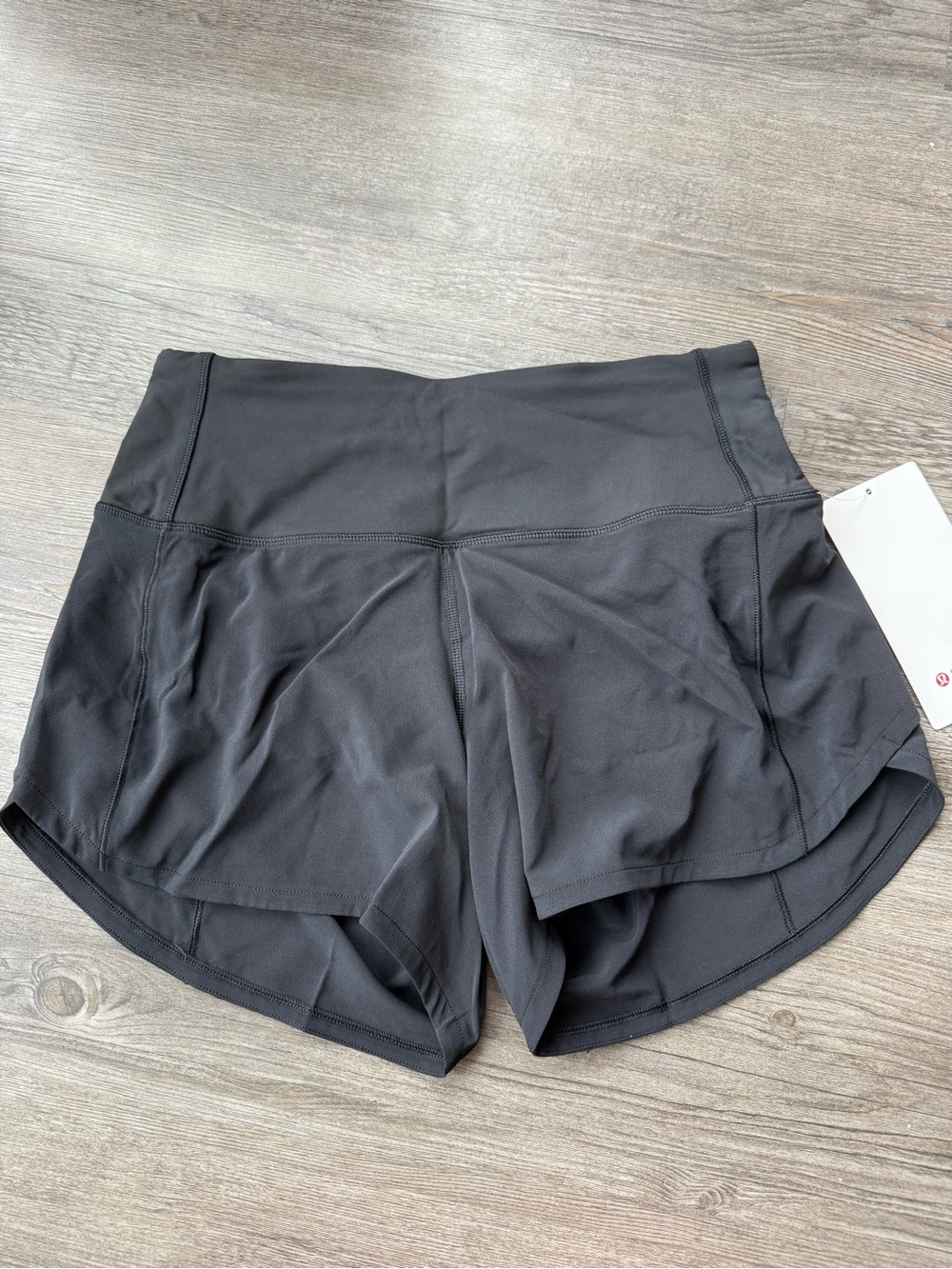 NWT Lululemon Women's Speed Up High Rise Shorts 4” Lined Black Size 4 LW7BBFT! - Picture 2 of 9
